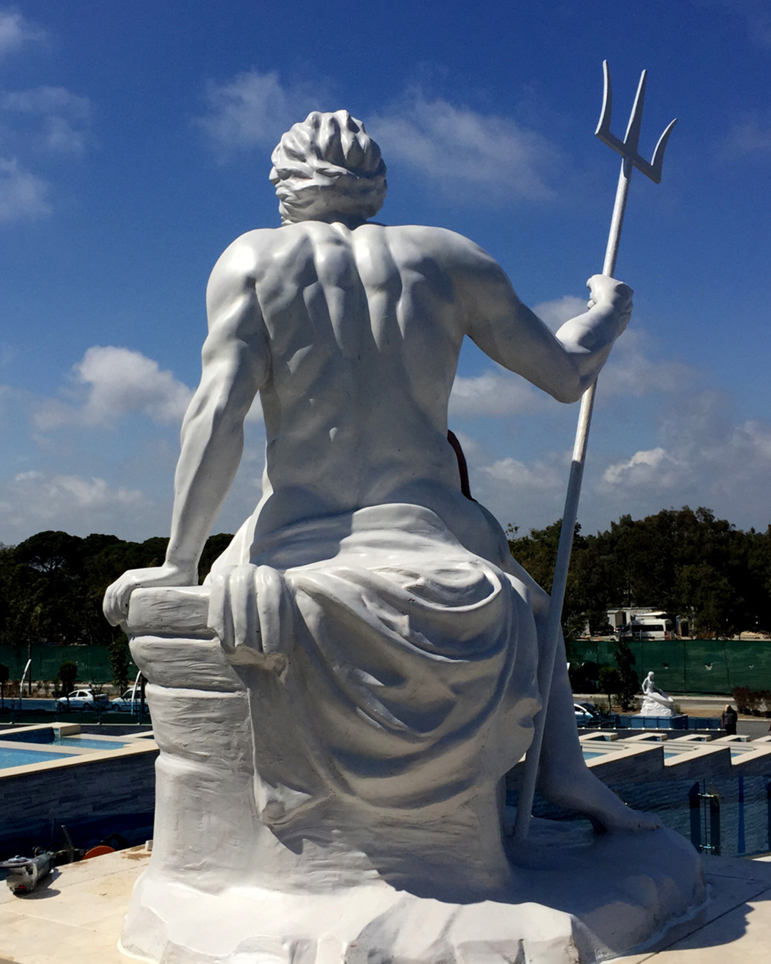 Poseidon Heykeli - Fiber - 270 cm