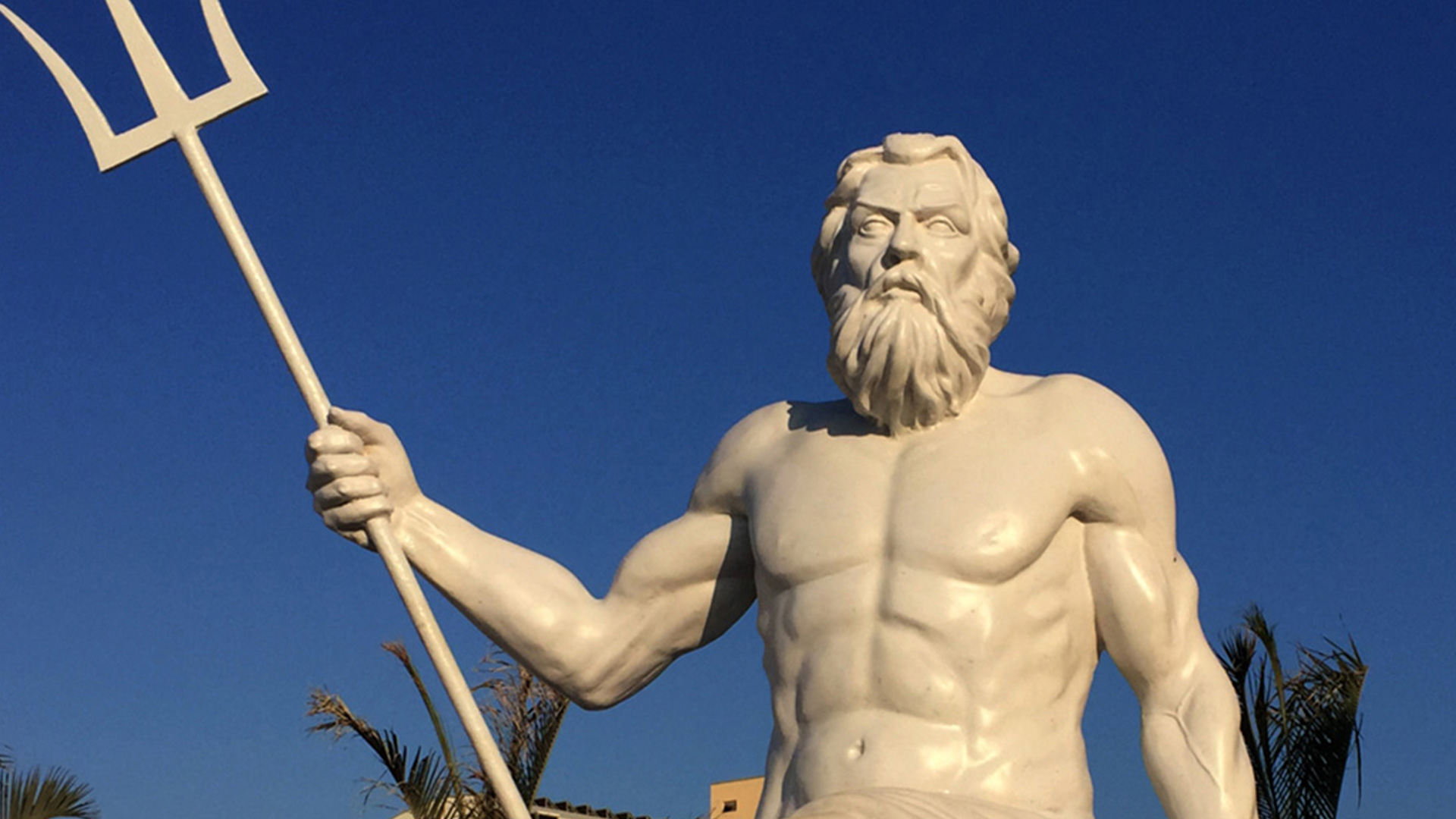 Poseidon Heykeli - Fiber - 270 cm