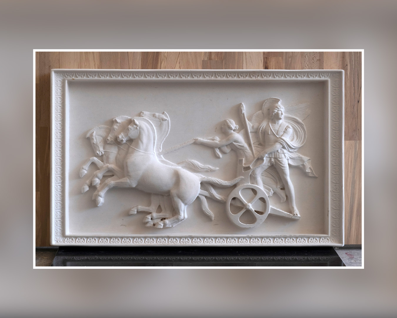 Antik Roma Savaş Arabası Rölyef Panosu
