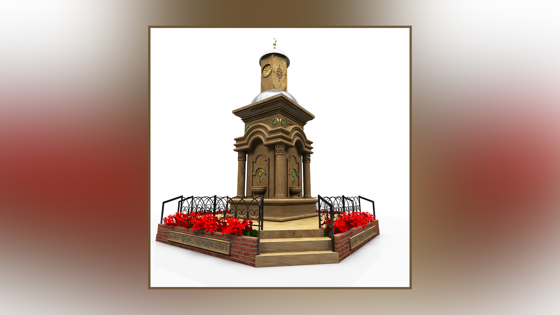 Anıtsal Saat Kuleli Çeşme